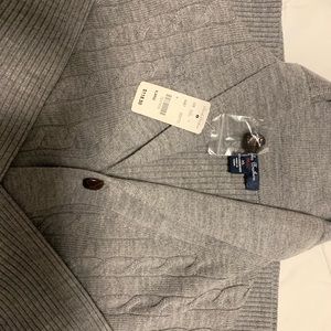 Brook Brother Grey Merino Wool 100% XL